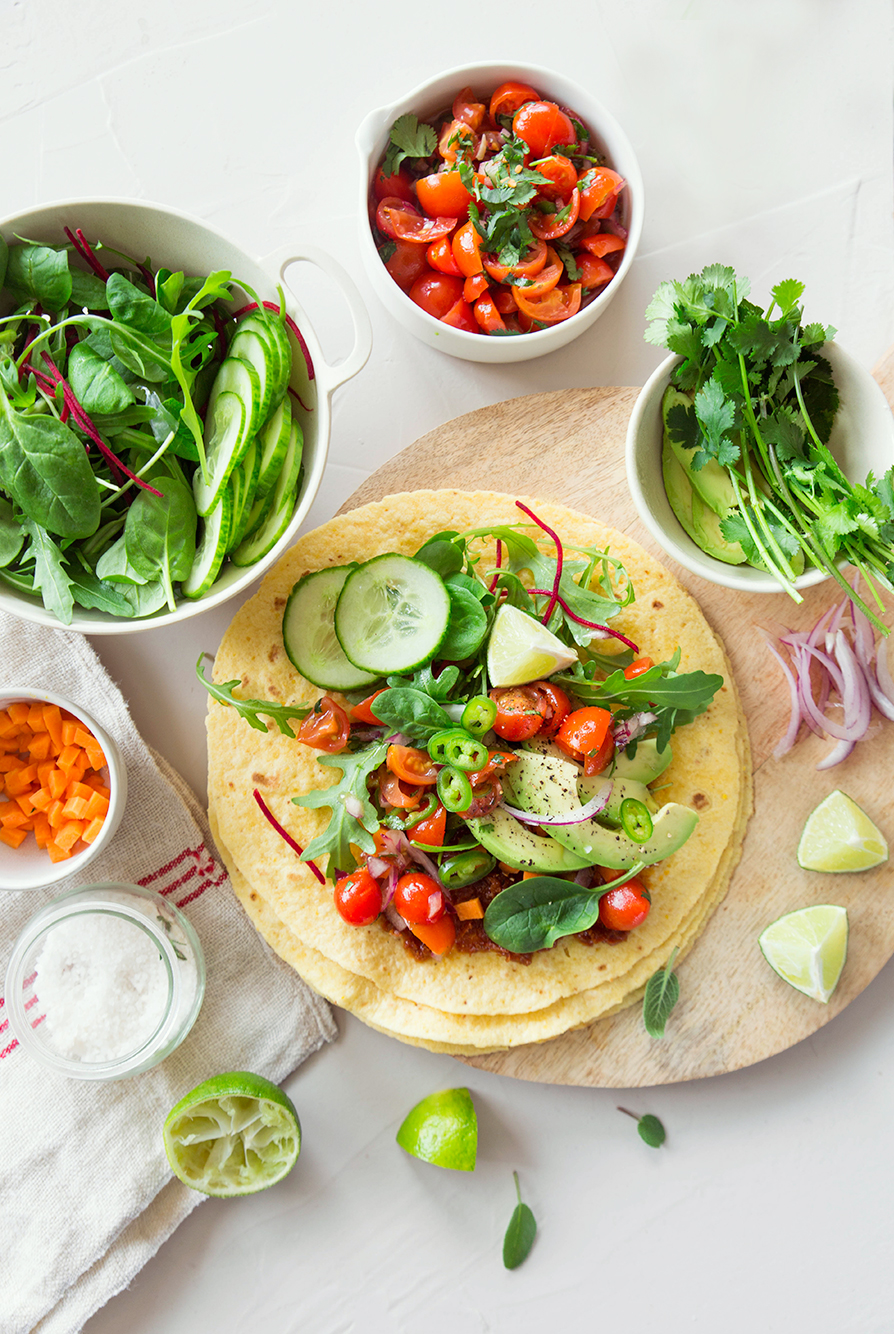 Vegetables Tacos ©‎Fraise & Basilic