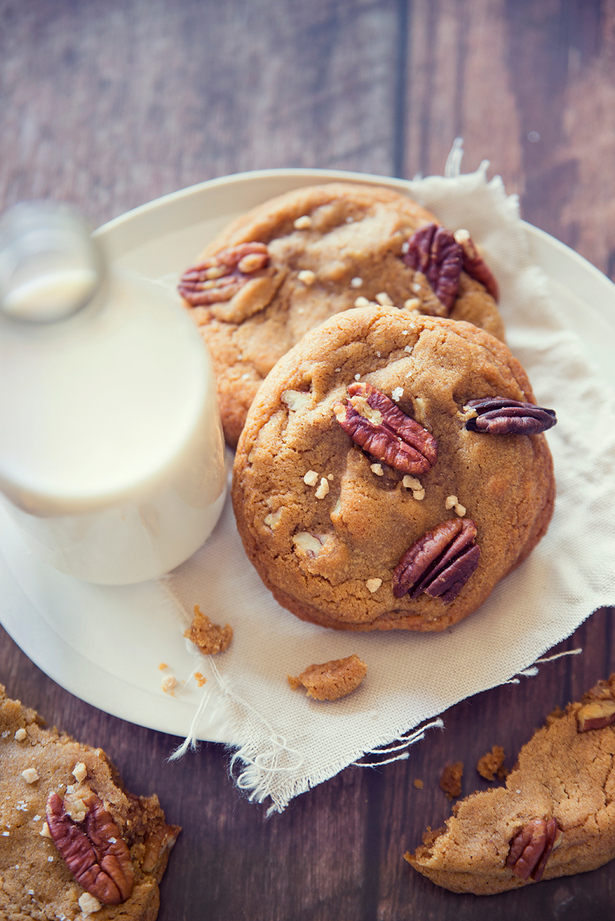 cookies aux pépites d'érable et noix de pécan ©‎Fraise & Basilic