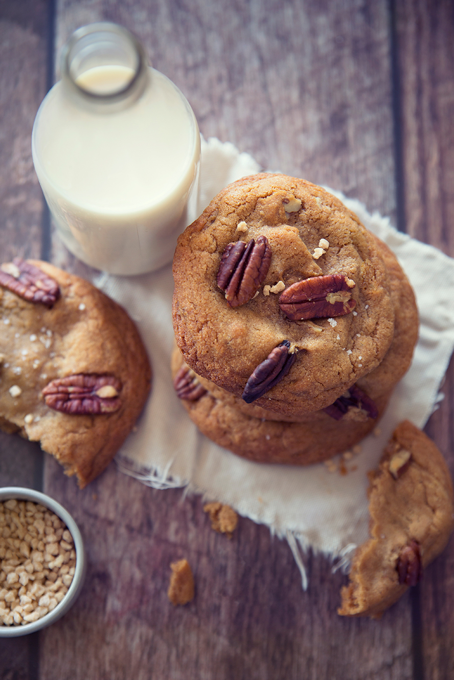 cookies aux pépites d'érable et noix de pécan ©‎Fraise & Basilic