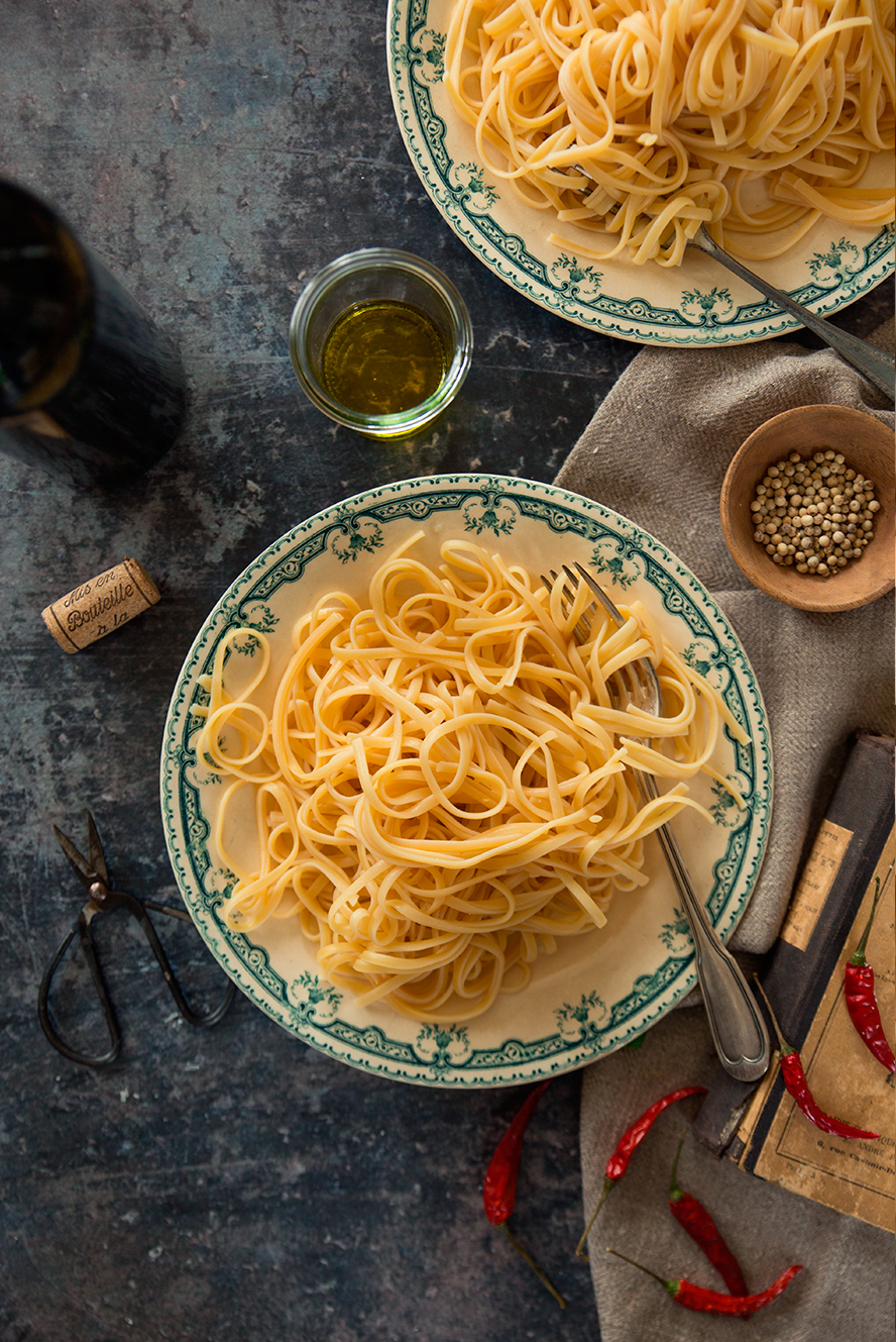 Polpettes épicées aux amandes, spaghettis ©‎Fraise & Basilic